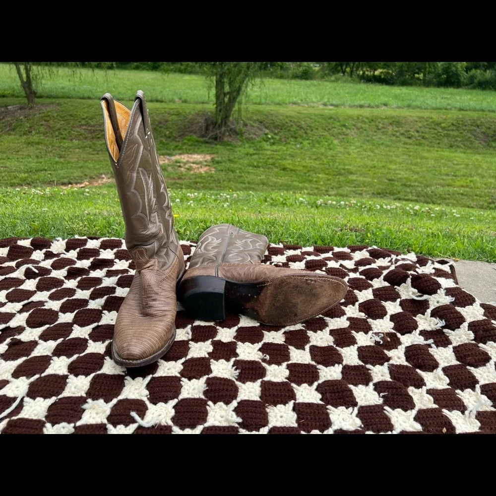 Justin Cowboy boots - Picture 4 of 10